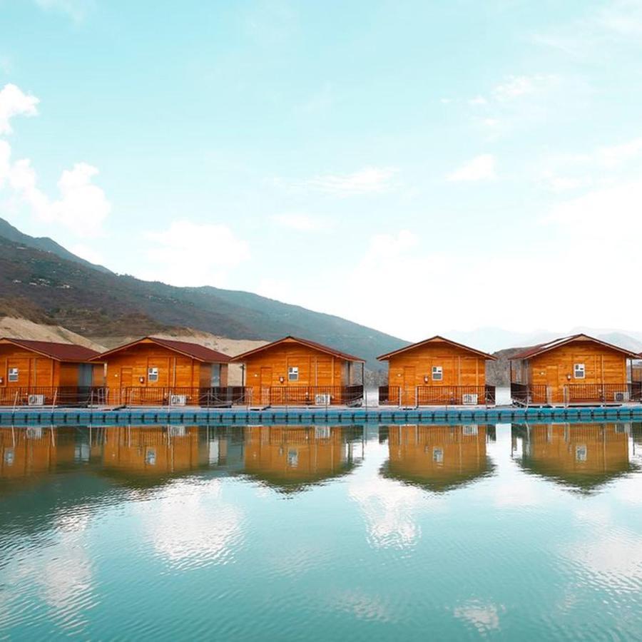 Le Roi Floating Huts & Eco Rooms Tehri New Tehri Dış mekan fotoğraf